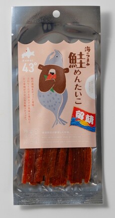 海のつまみ43°留萌-鮭めんたいこ32g | 株式会社丸市岡田商店 | 出展者