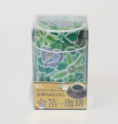金箔入り珈琲 九谷柄缶ケース入 | キャラバンサライ株式会社 | 出展者