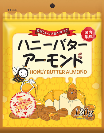 ハニーバターアーモンド 120g | 株式会社3G CARE | 出展者・商品検索