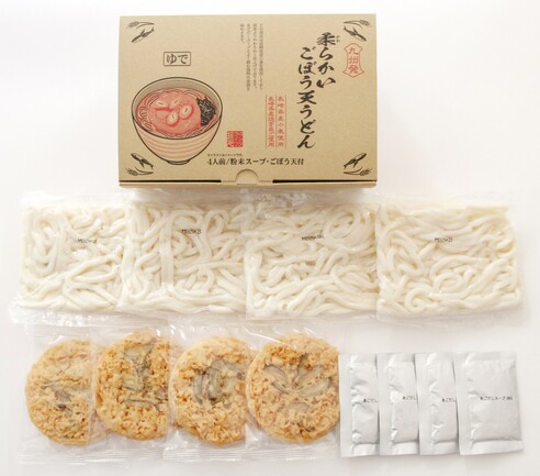 柔らかいごぼう天うどん4食 | 株式会社エン・ダイニング | 出展者