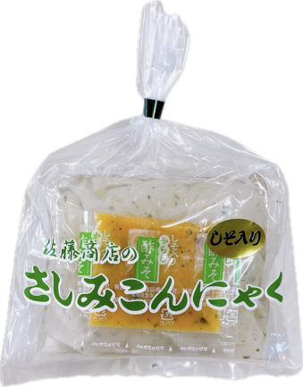 佐藤商店のしそ入りさしみこんにゃく | 有限会社佐藤商店 | 出展者