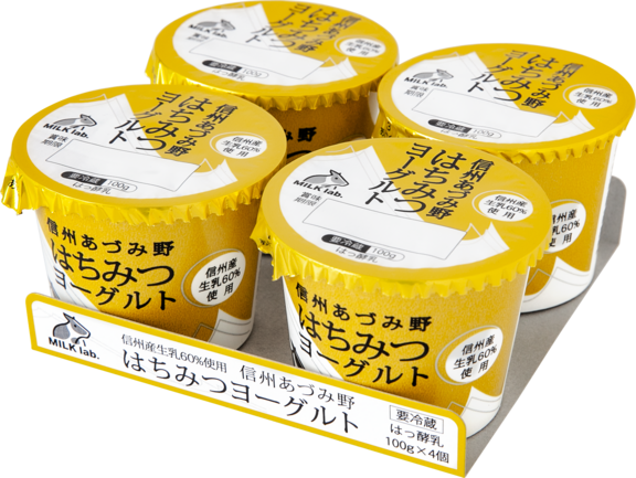 信州あづみ野はちみつヨーグルト100g×4 | 長野県農協直販株式会社